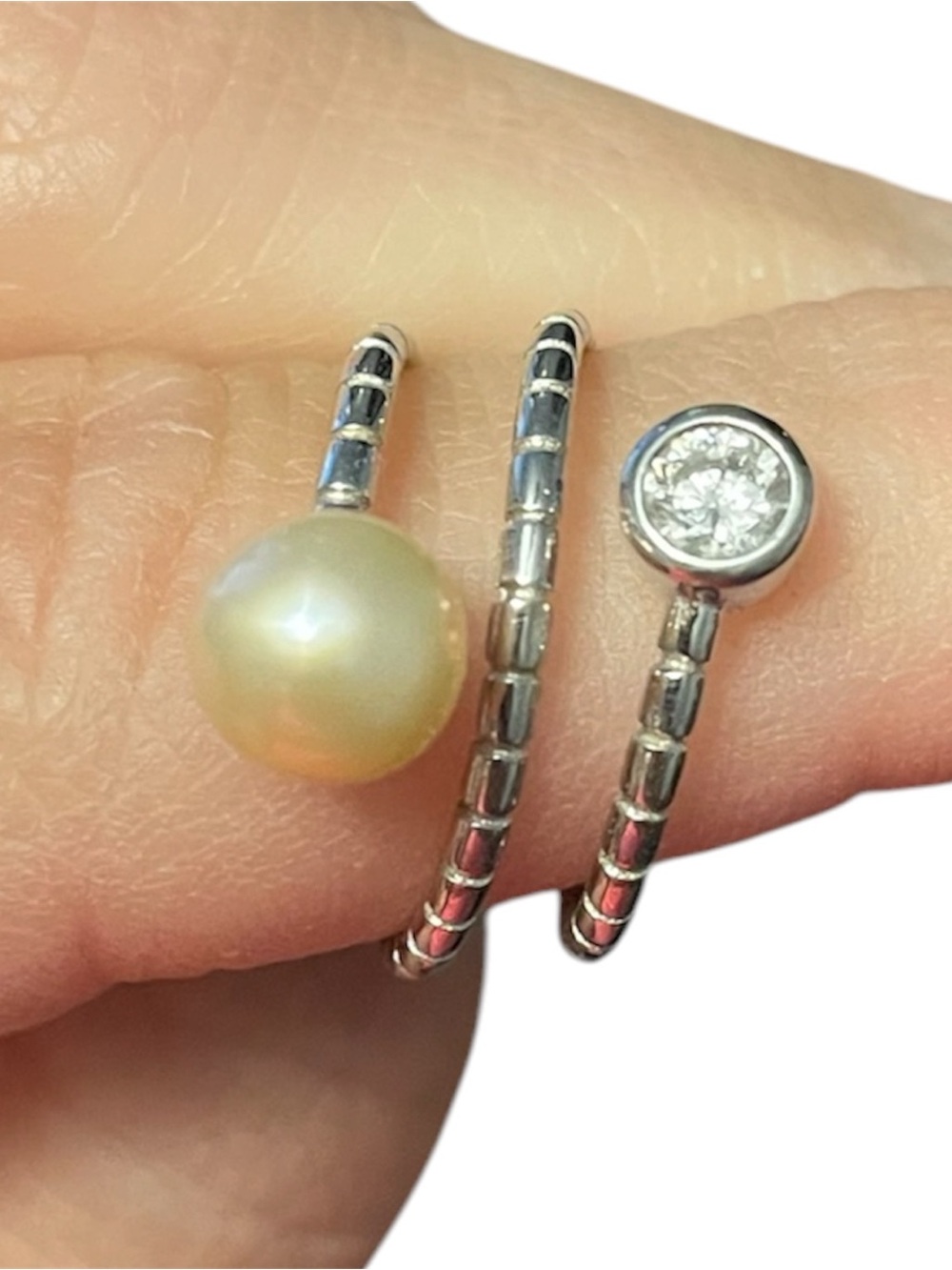 Sterling Silver Freshwater Pearl ring
